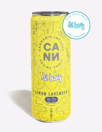 Cann Lemon Lavender Hi Boy THC Seltzer