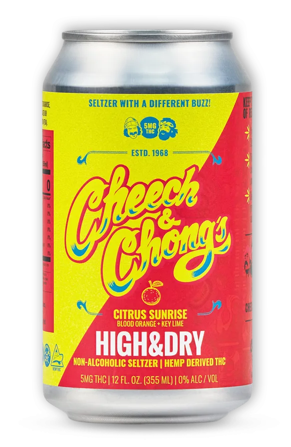 Cheech and Chong High & Dry THC Citrus Sunrise