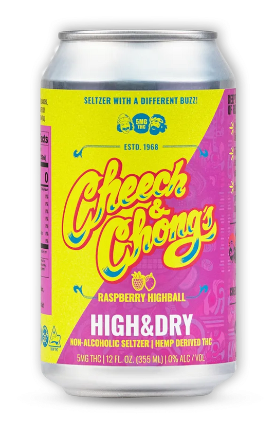 Cheech and Chong High & Dry THC Raspberry Highball